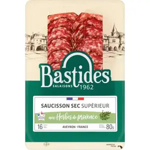 Dry Sausage with Provence Herbs - Bastides