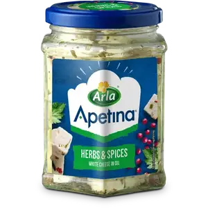Apetina White Cheese in Oil with Herbs & Spices - Arla