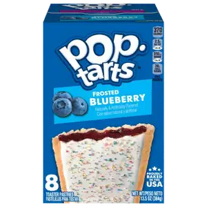 Frosted Blueberry Toaster Pastries - Pop Tarts