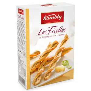 Ficelles with Cheese and Vegetable Strings - Kambly