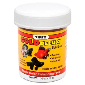 Gold Delux Fish Flake Food - Tiffy
