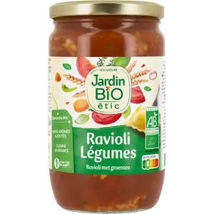 Organic Ravioli with Vegetables - Jardin Bio