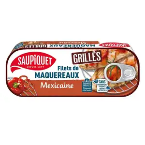Grilled Mackerel Filets in Mexican Style - Saupiquet