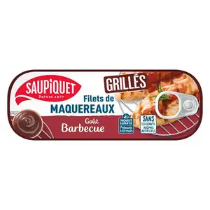 Grilled Mackerel Filets in Barbecue Sauce - Saupiquet
