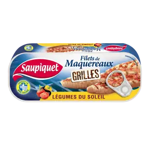 Grilled Mackerel Fillets with Sun-Dried Vegetables - Saupiquet