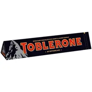 Swiss Dark Chocolate with Honey & Almond Nougat - Toblerone