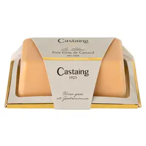 Block Of Duck Foie Gras - Castaing
