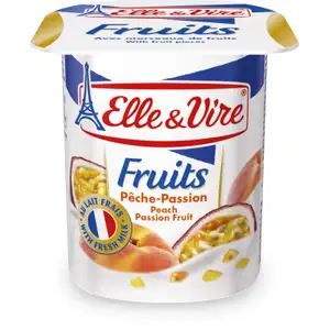 Yogurt Peach Passion - Elle & Vire