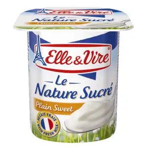 Plain Sweet Yogurt - Elle & Vire