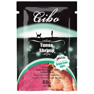 Tuna & Shrimp in Jelly Pouch - Gibo