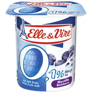 យ៉ាអួផ្លែប្លូប័ររី ០% - Elle & Vire - Elle & Vire