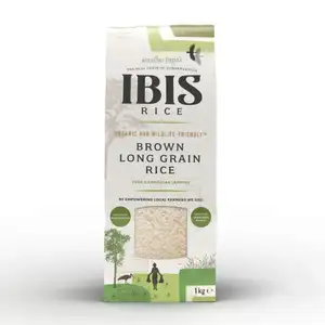Organic Brown Long Grain Rice 1Kg - Ibis Rice
