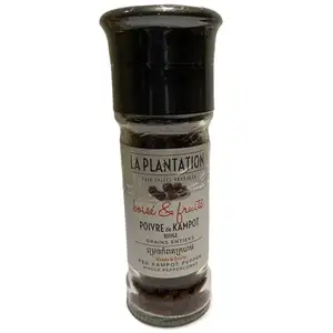 Whole Corns Red Kampot Pepper Grinder - La Plantation