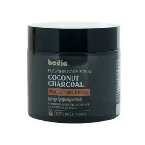 Purifying Body Scrub - Charcoal Pollution Detox - Bodia