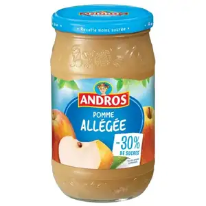 Apple Light Less Sugar 30% Compote - Andros