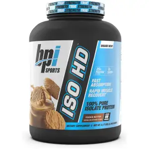 ISO HD 100% Whey Protein Isolate, Butter Cookie - BPI Sports