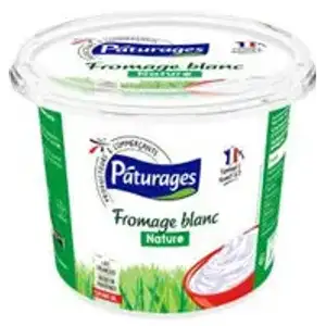 Plain White Cheese with 7.6% Fat - Pâturages