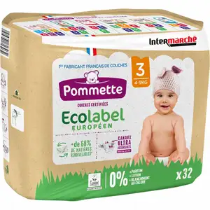 Ecolabel Diapers Nº3 - Pommette