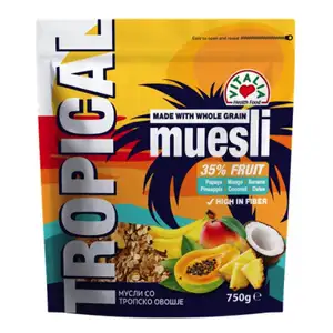 Muesli Tropical 35% Fruits - Vitalia