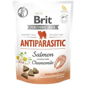 Antiparasitic - Salmon with Chamomile Dog Snack - Brit