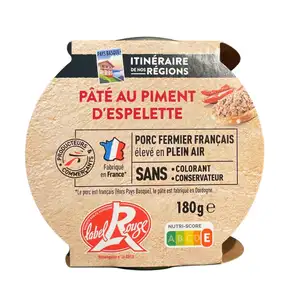 Espelette Pepper Pâté - Itinéraire des Saveurs