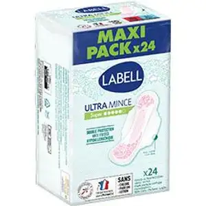 Ultra Super Wings Sanitary Napkin - Labell