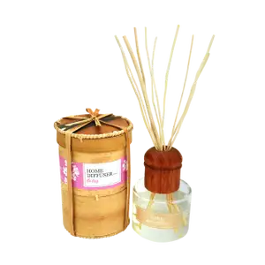 Lotus Home Diffuser with Rattan Stick - Senteurs D'Angkor