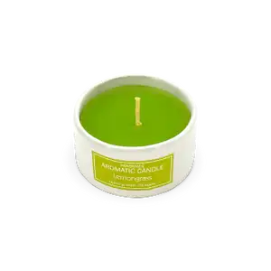Lemongrass Candle in White Ceramic - Senteurs D'Angkor