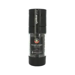 Whole Black Kampot Pepper in Grinder - Senteurs D'Angkor