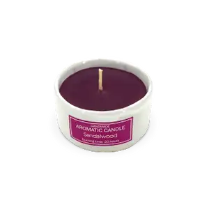 Sandalwood Candle in White Ceramic - Senteurs D'Angkor