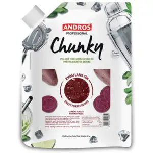 Chunky Fruit Preparation Sweet Purple Potato - Andros