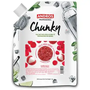 Chunky Fruit Preparation Lychee Rose - Andros