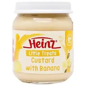 Baby Smooth Jar from 6 Months Plus, Banana Custard - Heinz
