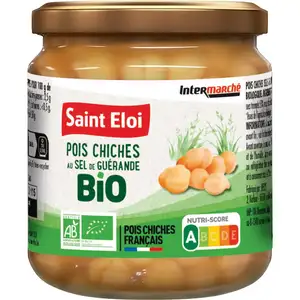 Organic Chickpeas with Guérande salt - Saint Eloi