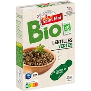 Organic Green Lentils - Saint Eloi - Saint Eloi