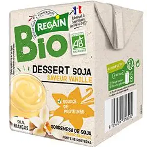 Organic Soya cream dessert Vanilla - Regain