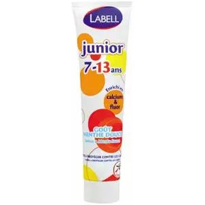 Toothpaste Junior 7-13 Years Old - Labell
