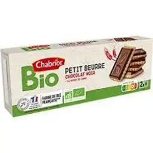 Organic Dark Cchocolate Butter Biscuit - Chabrior
