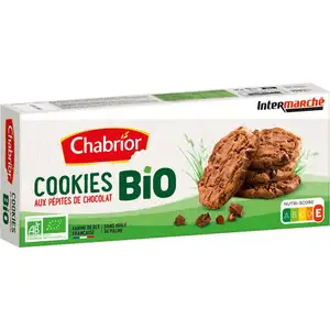 Organic Dark Chocolate Chip Cookies - Chabrior