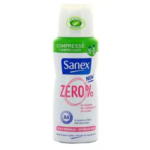 Zero% 24H Deodorant Spray for Sensitive Skin - Sanex