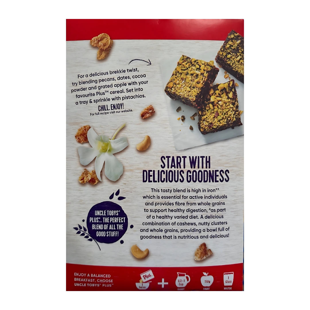 Plus Iron Nutty Clusters & Cashews 2