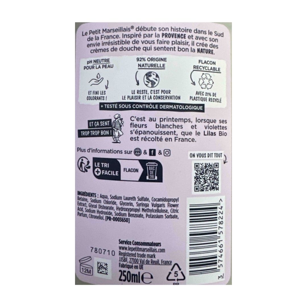 Organic Lilas Shower Gel 2