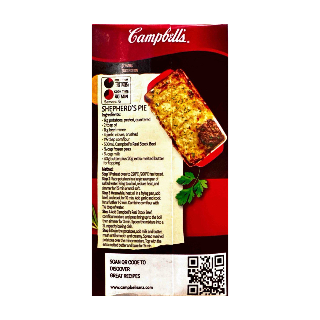 Beef Real Stock - Campbell's 3