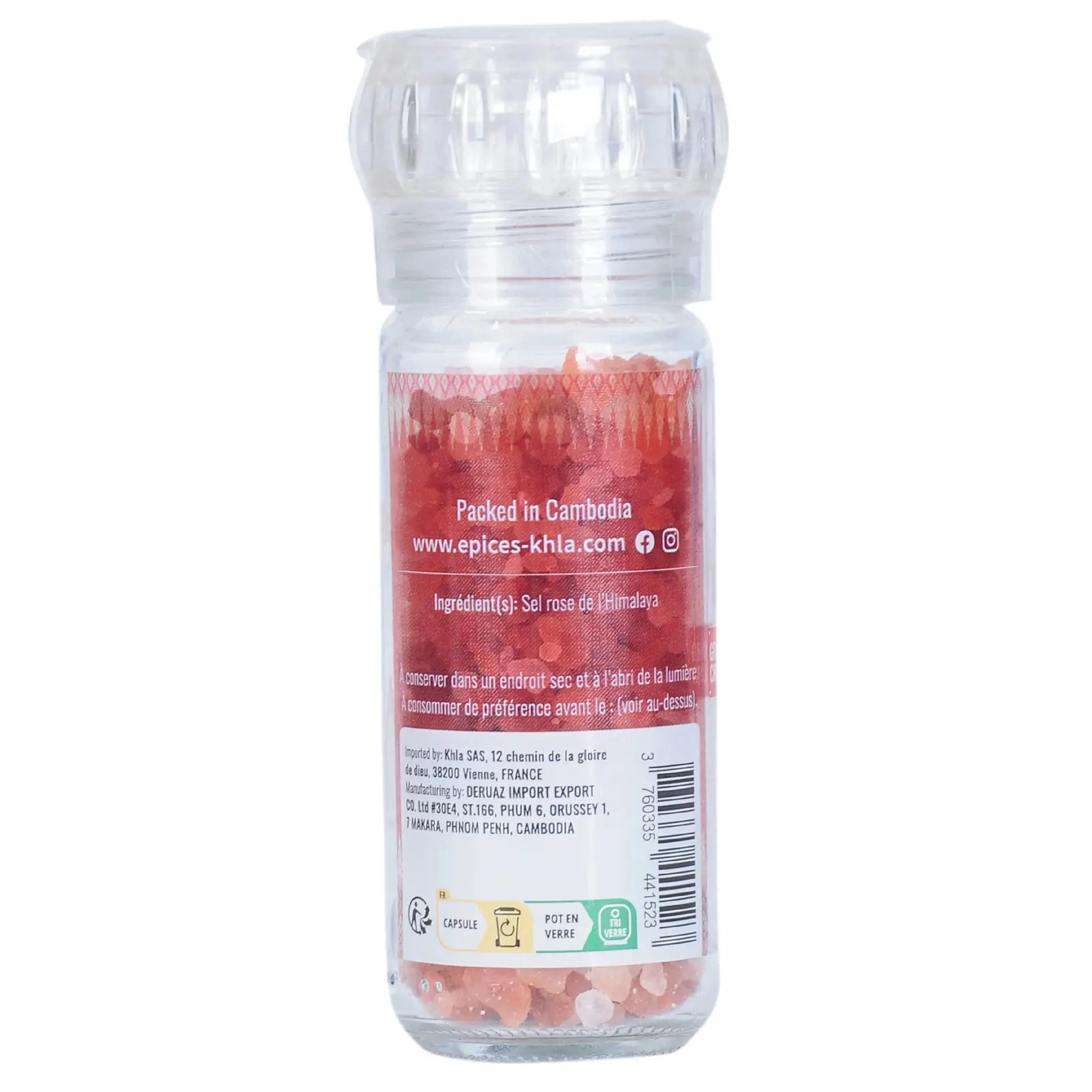 Himalaya Pink Salt in Mill 2