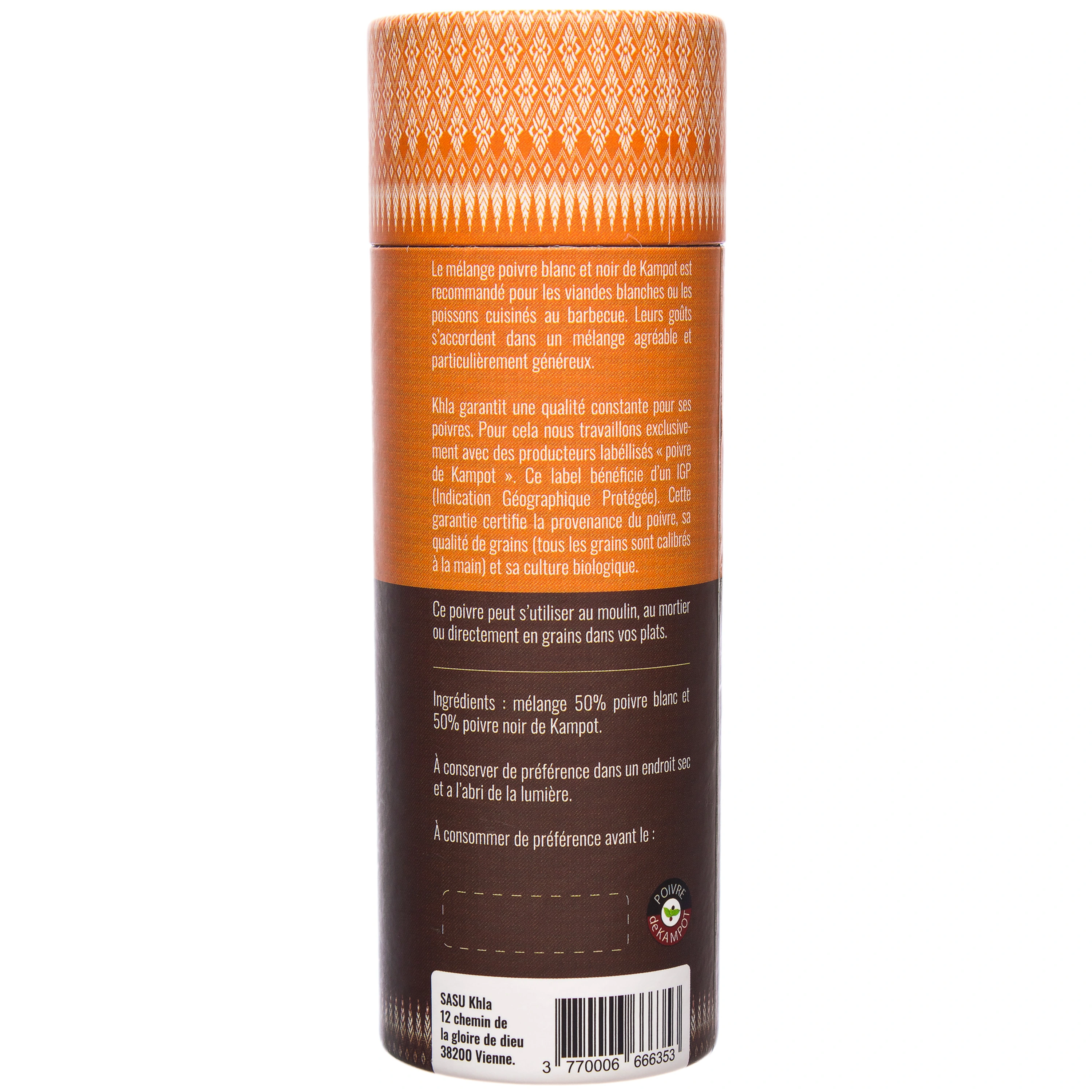 Organic Black and White Pepper PGI 2