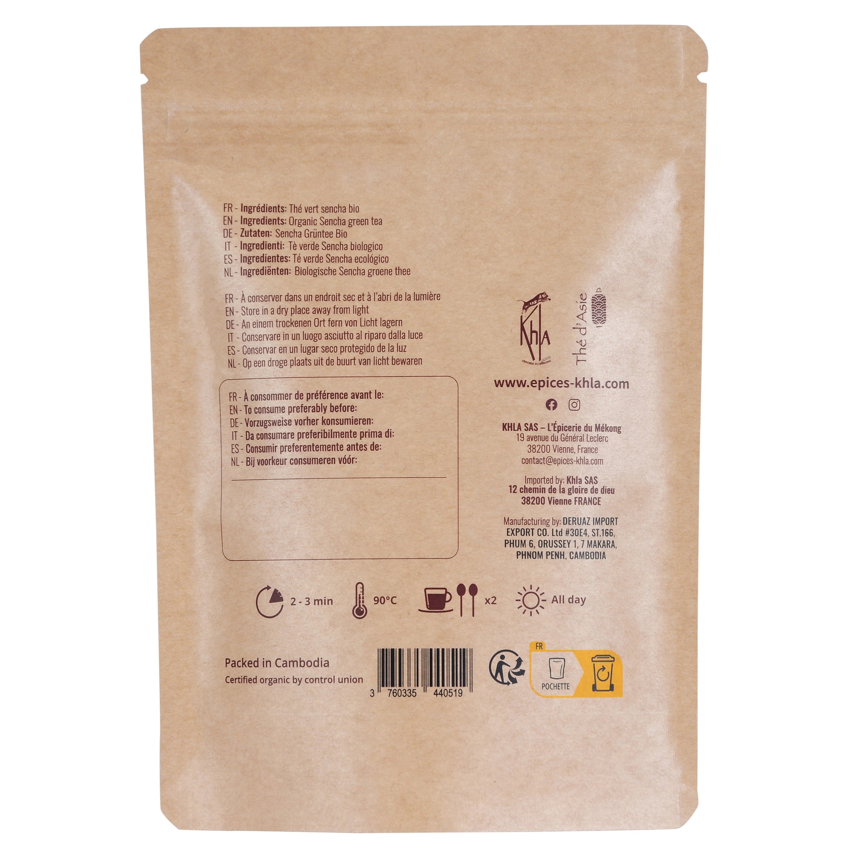 Organic Sencha Green Tea - Khla 2