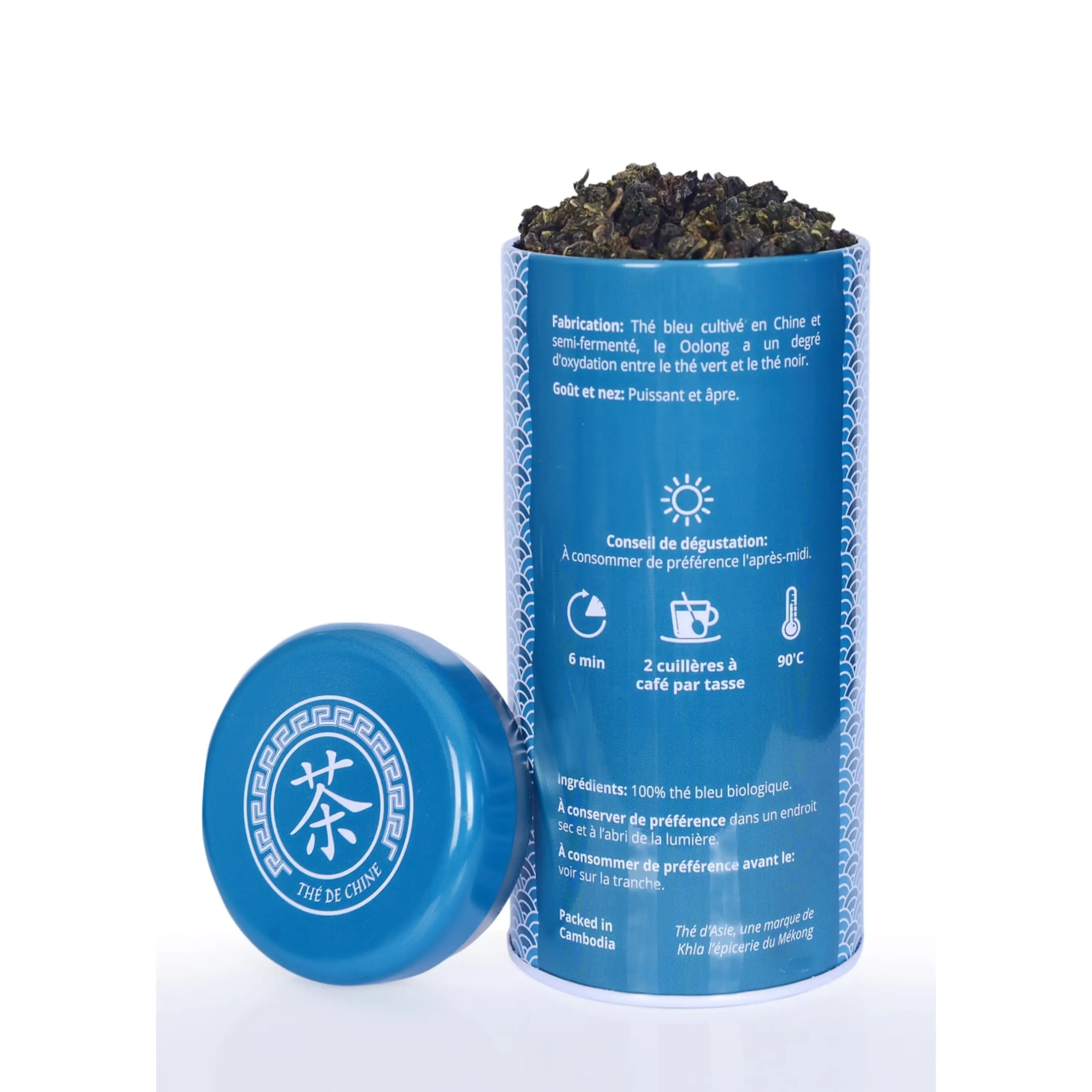 Organic Oolong Blue Tea 2