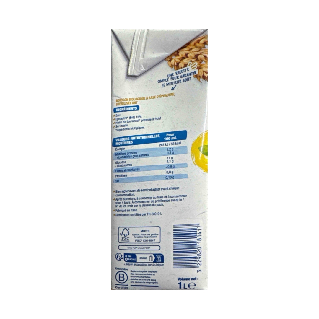 Organic Spelt Milk No Added Sugar 4
