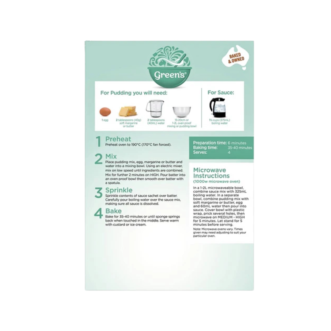 Self-Saucing Butterscotch - Green's 4