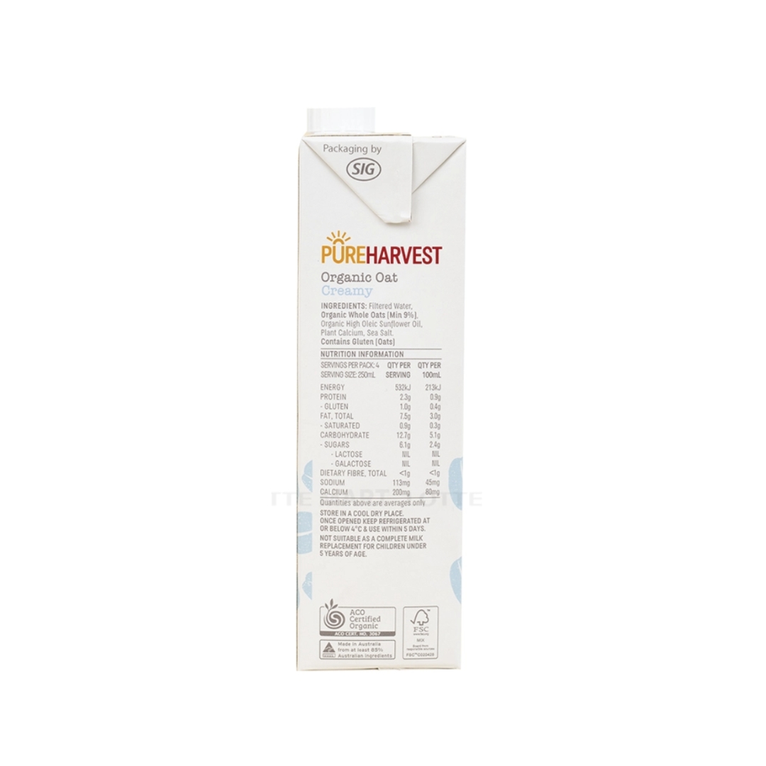 Organic Oat Creamy - Pure Harvest 4